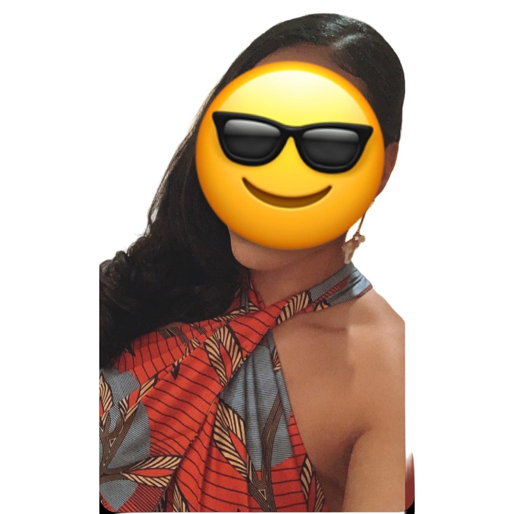African Print Infinity Dress - Picture 3 of 10